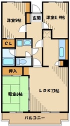 ヴェルジュ三家向の物件間取画像